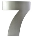 NUMERO CLASICO 7 DE 150 MM ACERO INOXIDABLE