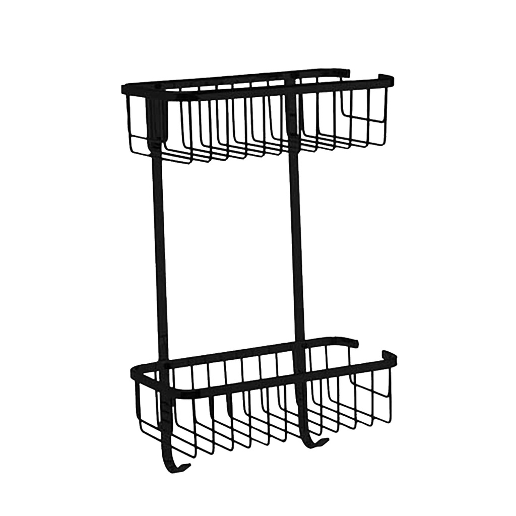 ORGANIZADOR REJILLA DOBLE NEGRO 390x255x120mm