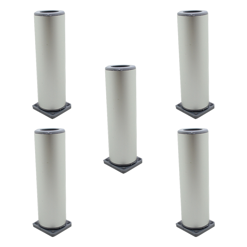 PATA ALUMINIO ANODIZADA BASE REGULABLE 150MM PACK X 5u.