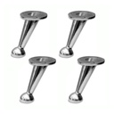 PATA ALUMINIO BOCHA PULIDA PACK X 4u.