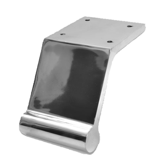 PATA ALUMINIO CURVA 105mm x1u.