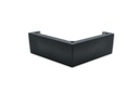PATA ALUMINIO TACO CORTO 50mm NEGRO MATE EPOXI  x1u.