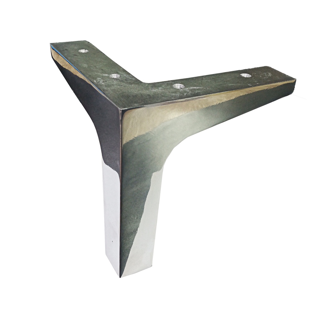 PATA ALUMINIO TIPO ""L"" 185mm PULIDA x1u."