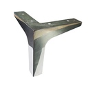 PATA ALUMINIO TIPO ""L"" 185mm PULIDA x1u."