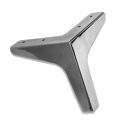 PATA ALUMINIO TIPO "L" 125mm x1u.