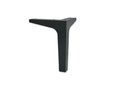 PATA ALUMINIO TIPO "L" 135mm NEGRO MATE EPOXI x1u.
