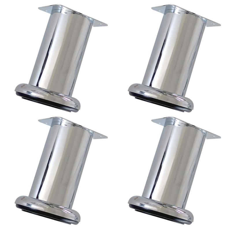 PATA SOFA CROMADA 100mm PACK X 4u.