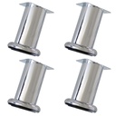 PATA SOFA CROMADA 120mm PACK X 4u.