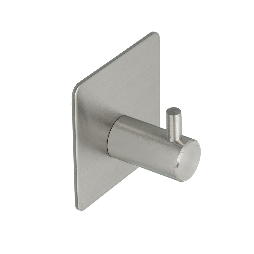 PERCHA SIMPLE AUTOADHESIVA GANCHO REDONDO