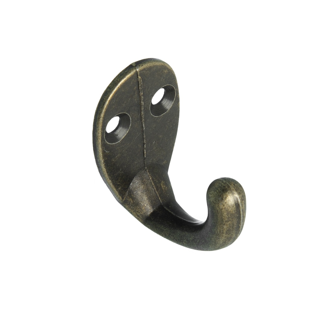 PERCHA SIMPLE BRONCE VIEJO 38x21x29mm x1u.