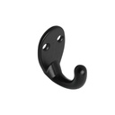 PERCHA SIMPLE NEGRA 38x21x29mm PACK X 5