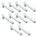 PERCHERO PANEL FRONTAL INCLINADO 30cm. PACK X 10u.