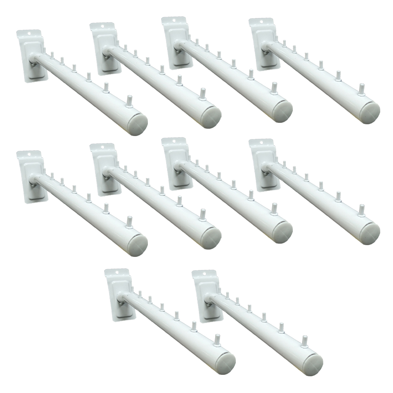 PERCHERO PANEL FRONTAL INCLINADO 40cm PACK X 10u.