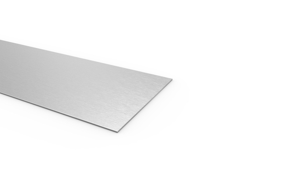 PERFIL ALUMINIO PLANO CEPILLADO P120C 120x1.5mm x3mts