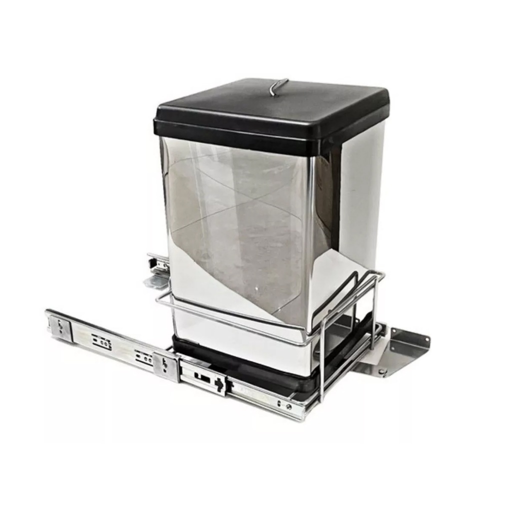 PORTA RESIDUOS ACERO INOXIDABLE CON CANASTO 2001/AC