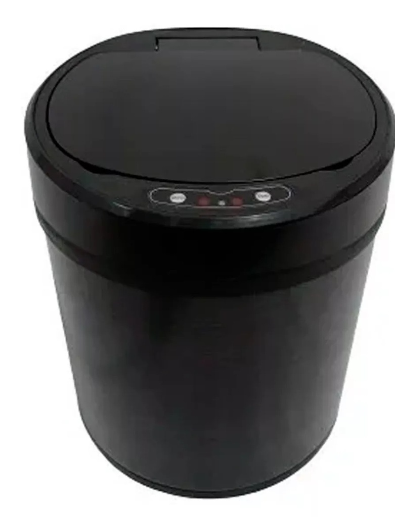 PORTA RESIDUOS AUTOMATICO 6 LTS NEGRO