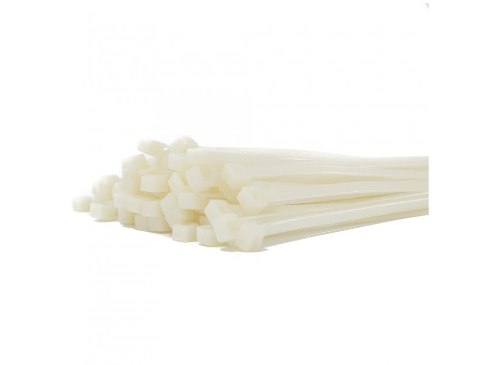 PRECINTO NYLON BLANCO 7.2 x 300 mm