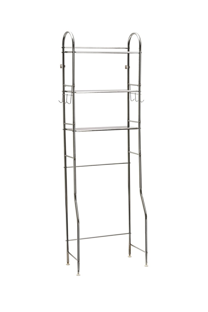 RACK ORGANIZADOR DE BAÑO ACERO INOX. x1u.