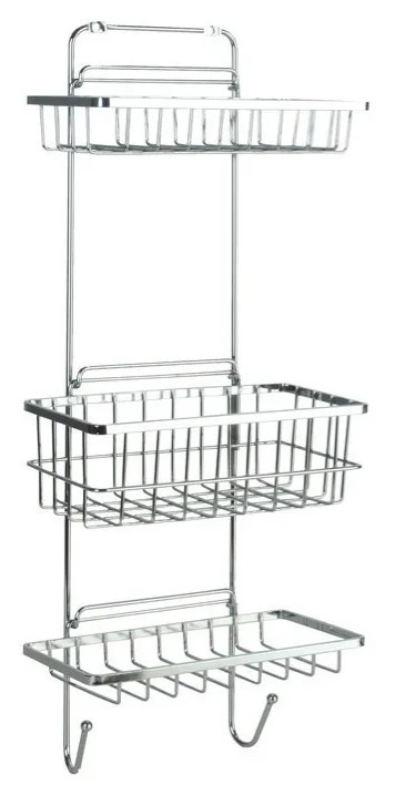 RECTANGULAR ACERO CROMADO 3 ESTANTES