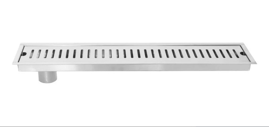 REJILLA DESAGUE LINEAL 90x10 ACERO INOX. TAPA DESMONTABLE