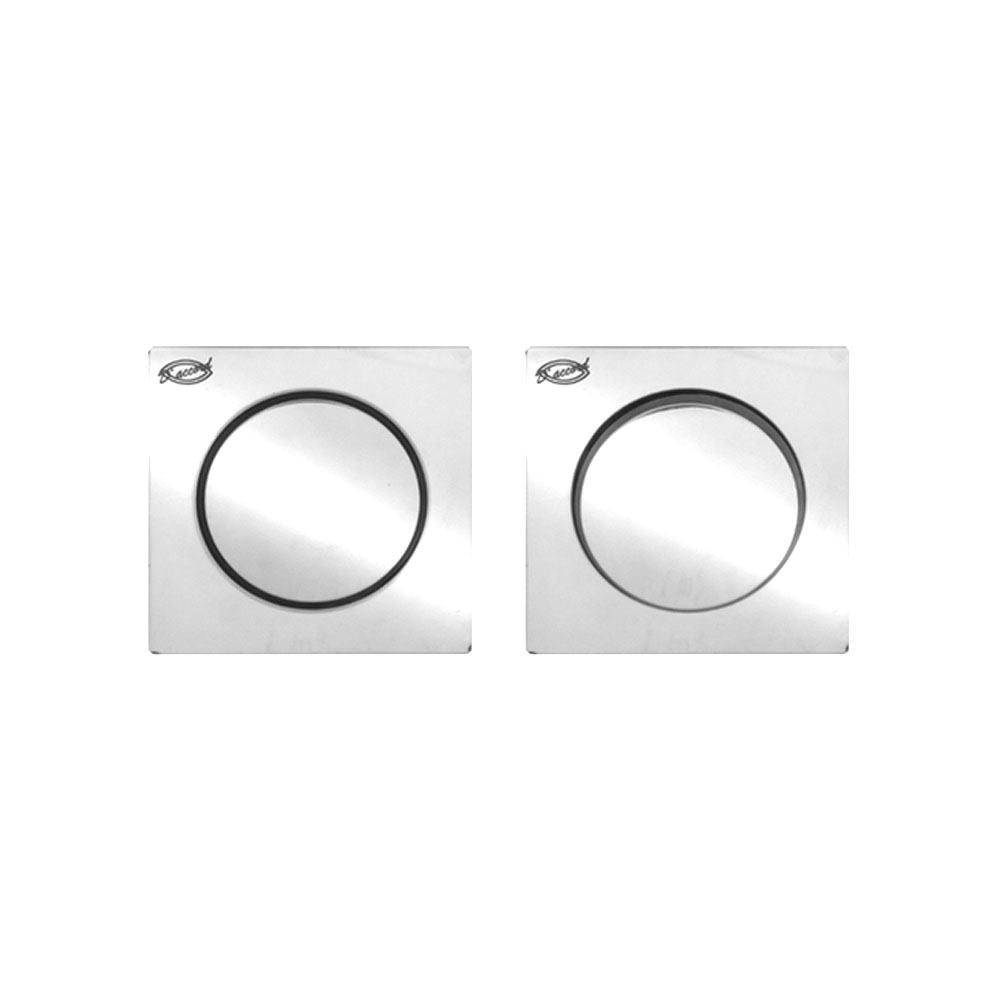 REJILLA DESAGUE QUICK CLACK 12x12 ACERO INOXIDABLE x1u.
