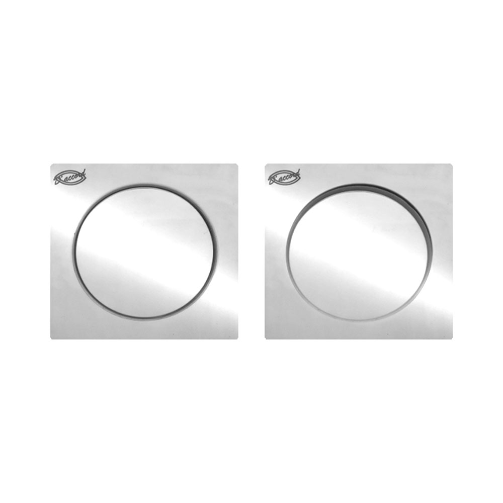 REJILLA DESAGUE QUICK CLACK 15x15 ACERO INOXIDABLE x1u.
