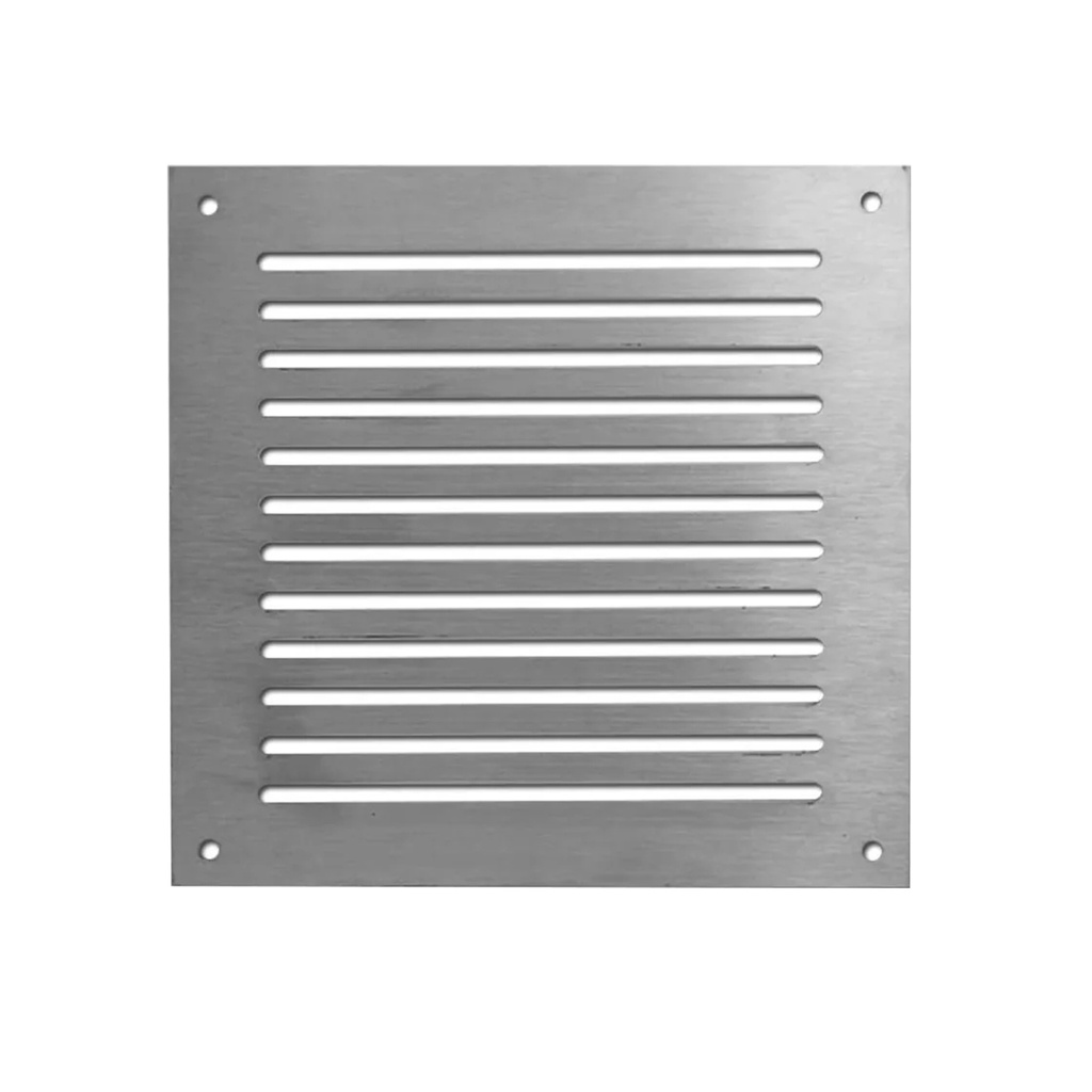 REJILLA VENTILACION 100x100 INOX
