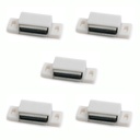 RETEN CON IMAN SIMPLE BLANCO PACK X 5u.