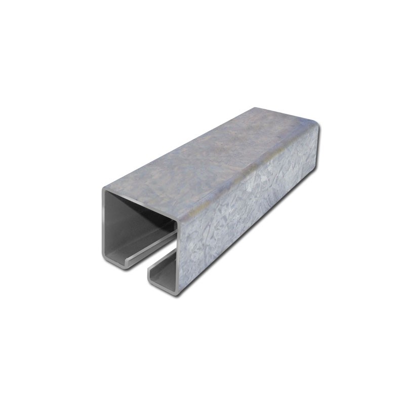 RIEL SUPERIOR 168 DE ALUMINIO ANODIZADO x2mts.