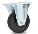 RUEDA GOMA FIJA. 60mm