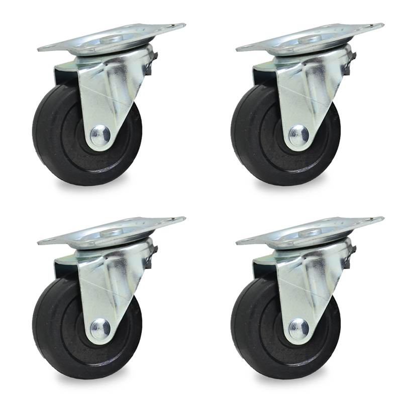 RUEDA GOMA GIRAT. 50mm PACK X 4u.