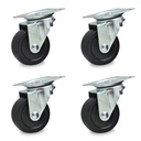 RUEDA GOMA GIRAT. 60mm PACK X 4u.