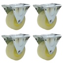 RUEDA NYLON FIJA. 75mm PACK X 4u.