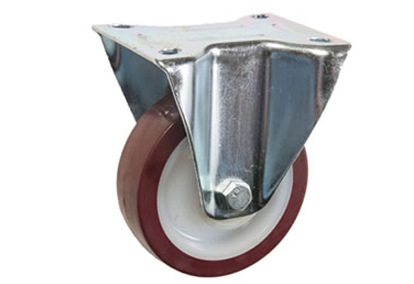 RUEDA NYLON PU. FIJA 125x32mm