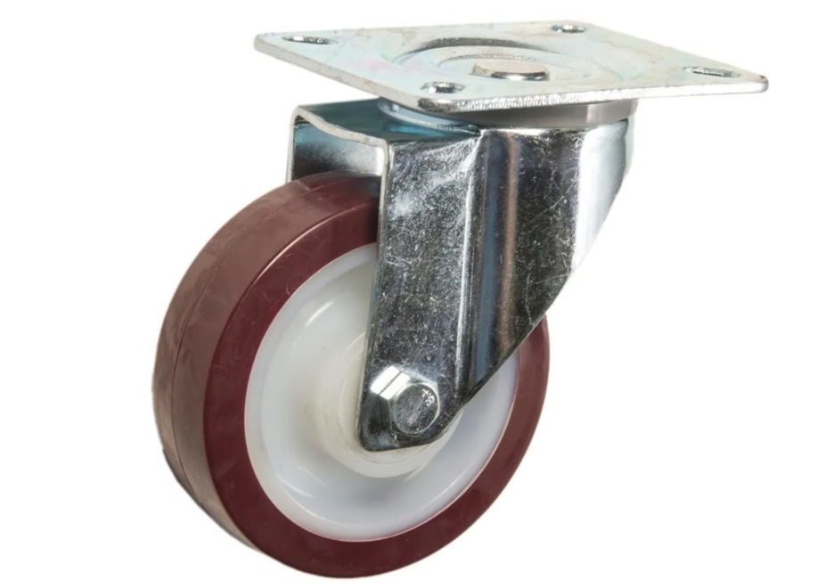 RUEDA NYLON PU. GIRAT. 80x32mm