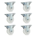 RUEDA POLIP FIJA. 40mm PACK X 6u.