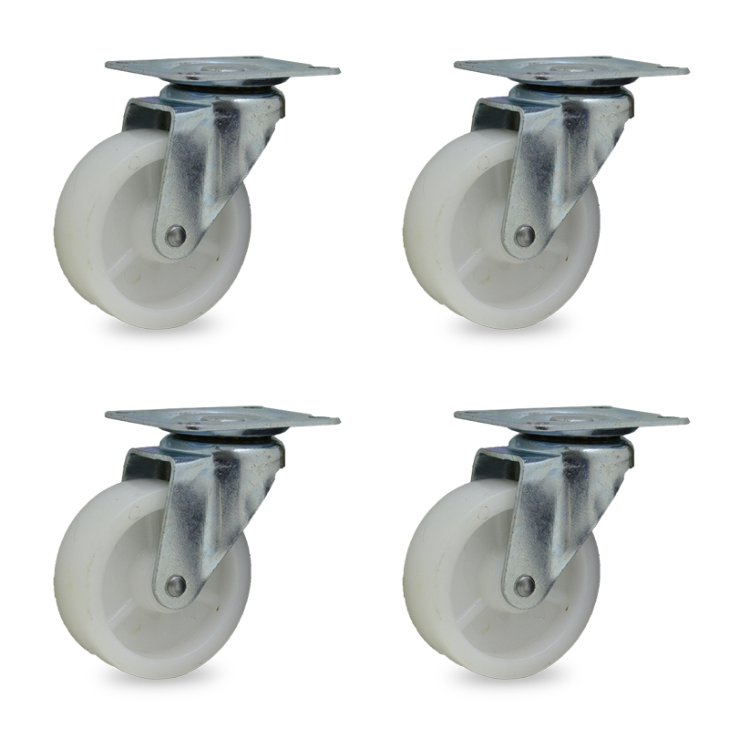 RUEDA POLIP GIRAT. 65mm PACK X 4u.