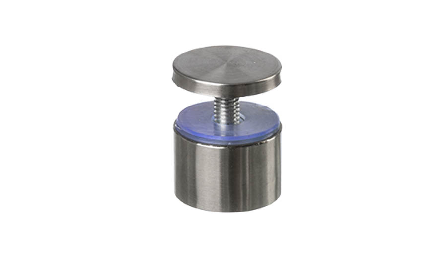 SEPARADOR PARA VIDRIO ACERO INOXIDABLE 12x25mm