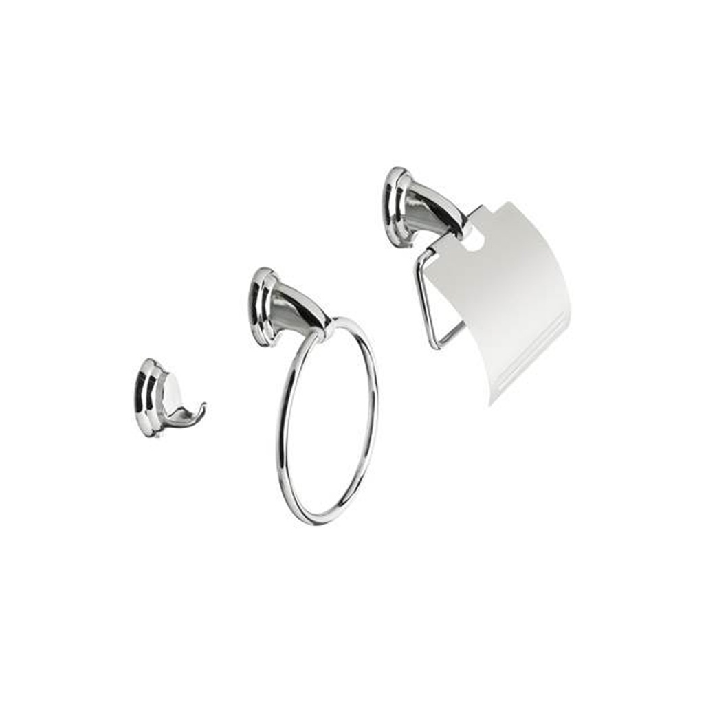 SET BAÑO 3 PIEZAS BASE REDONDA