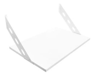 SET ESTANTES CON SOPORTES BCO 20 x 60cm