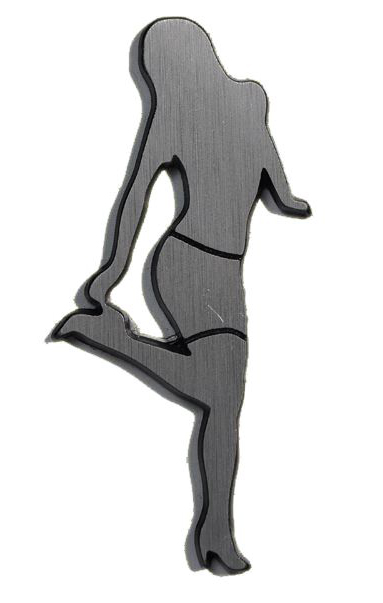 SILUETA ELEGANTE MUJER x1u.
