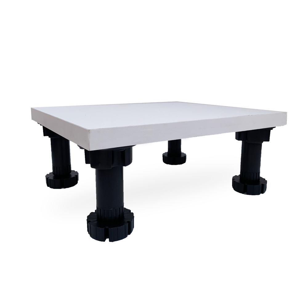 SOPORTE ELEVA MONITOR REGULABLE ESCRITORIO 28x24cm BLANCO