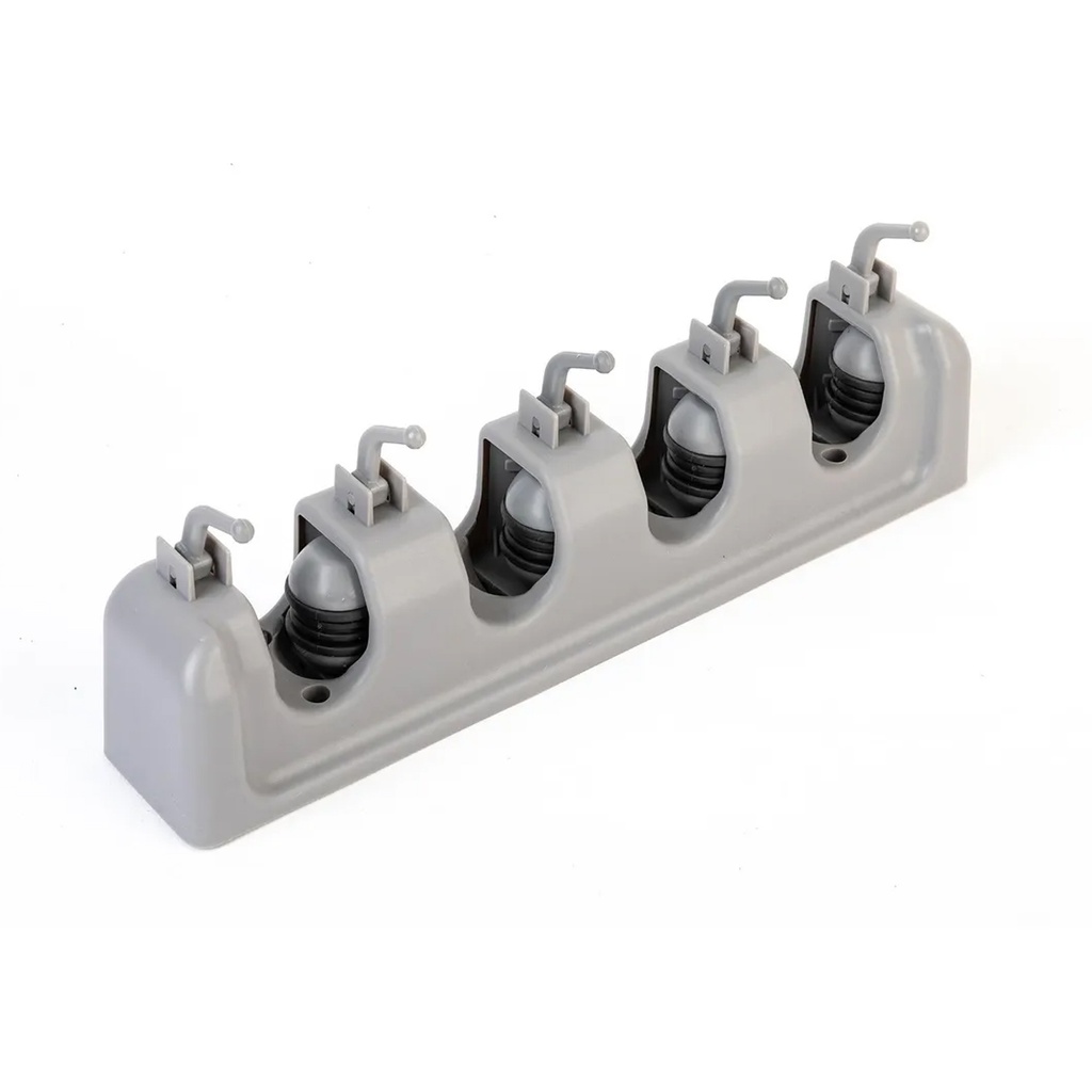 SOPORTE ESCOBERO MULTIPLE CON PERCHA x1u.
