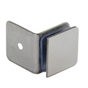 SOPORTE FIJO 90° CROMADO (VIDRIO-PARED)