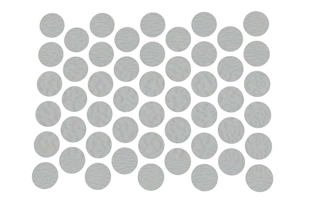 TAPA AUTOAD. 12mm. BLANCO 503 x plancha de 50u.