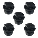 TAPON ROSCADO 1" PACK X 5u.