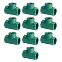 TEE FUSION RED. CENTRAL 32 x 25 x 32mm PACK X 10u.