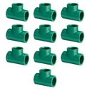 TEE NORMAL FUSION 25mm PACK X 10u.