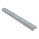 TIRADOR DE ALUMINIO 001 "L" 160mm ENTRE TORNILLOS