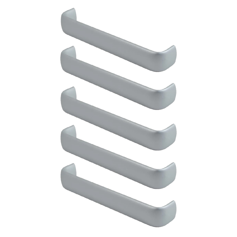 TIRADOR DE ALUMINIO 006 192mm ENTRE TORNILLOS PACK X 5u.